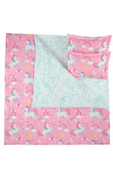 Unicorn 100% Cotton Double Duvet Cover Set - Magical Glow