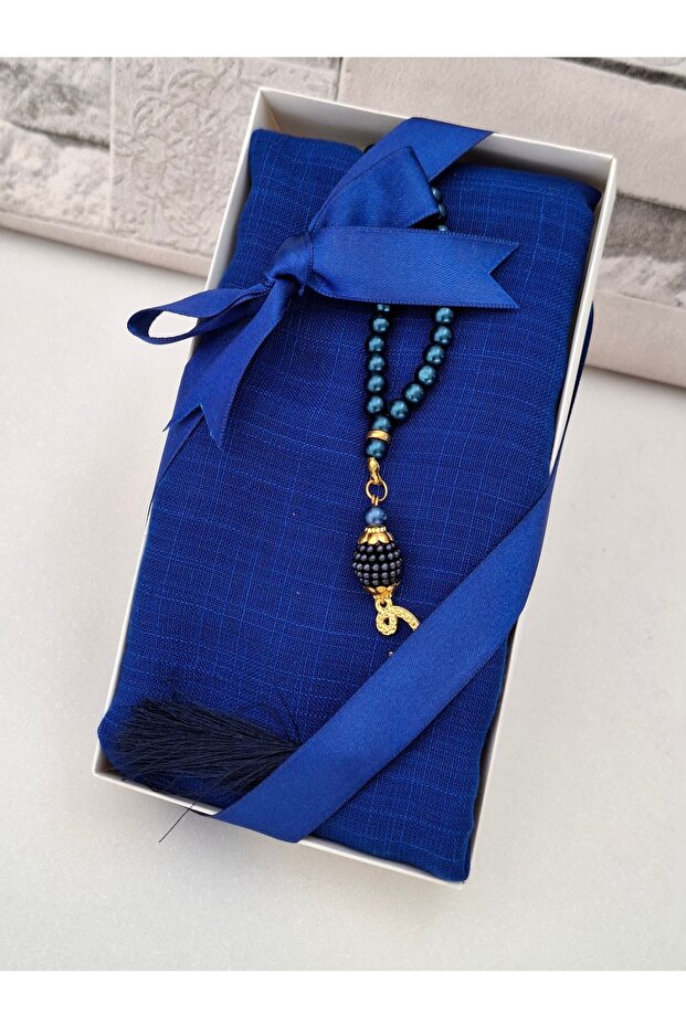 Headscarf & Pearl Prayer Beads Gift Set - Boxed