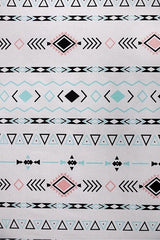 Fierce Single Pique Bed Cover - 170x230cm Geometric