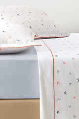 Ruth Double Ranforce Pike Set - Blue Swallows