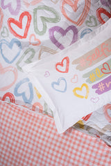 Ranforce 100% Cotton Single Bedding Set - Selfie Design, All-Season