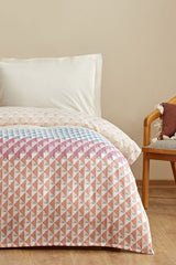 Dace 100% Cotton Double Bed Pike - Multicolor Geometric, 200x220 cm