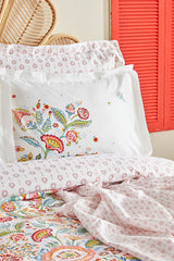 Sarthe 100% Cotton Double Duvet Cover & Pique Set - Multicolor