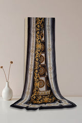 Retro Ethnic Cotton Shawl - Breathable & Stylish