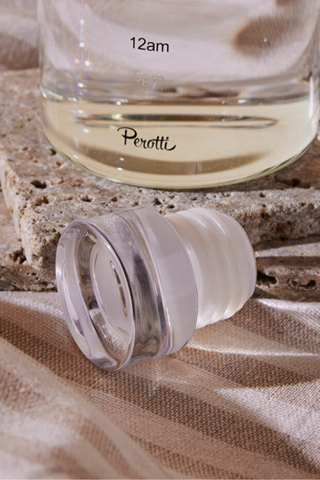 750ml Borosilicate Glass Water Bottle - Time Tracked Hydration