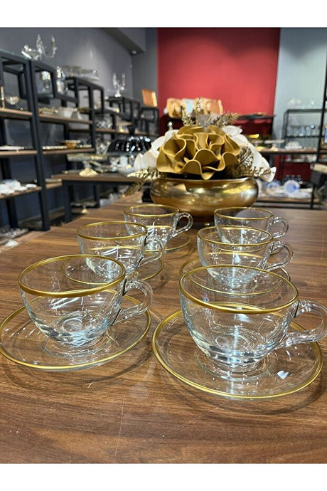 Set di Tazze da Tè e Caffè in Vetro Premium Pasabahce Pandora's Box - 6 Pezzi