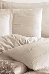 100% Cotton Double Fringed Duvet Cover Set - 200x220cm