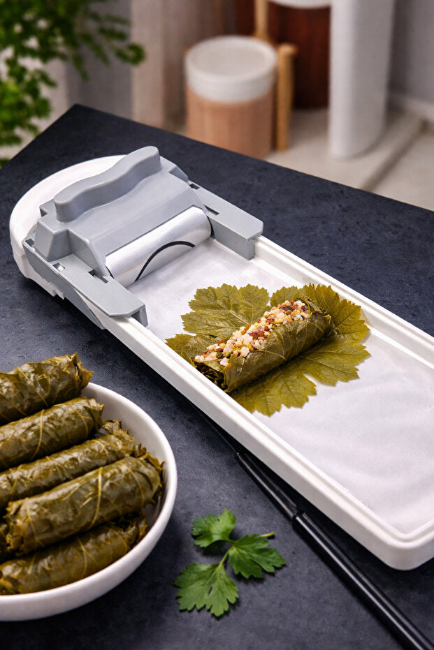 3-Stage Adjustable Grape Leaf Rolling Machine - Practical Dolma Maker
