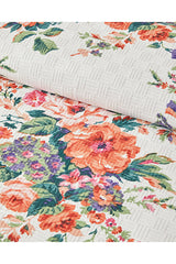 Classic Beauty Double Size Floral Cotton Bedspread