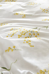 Loretta Double Duvet Cover Set - 100% Cotton, Mimosa Print