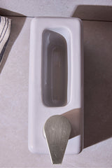 750ml Porcelain Kitchen Liquid Soap Dispenser with Sponge Holder