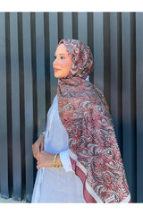 Retro Paisley Cotton Shawl - Soft & Versatile