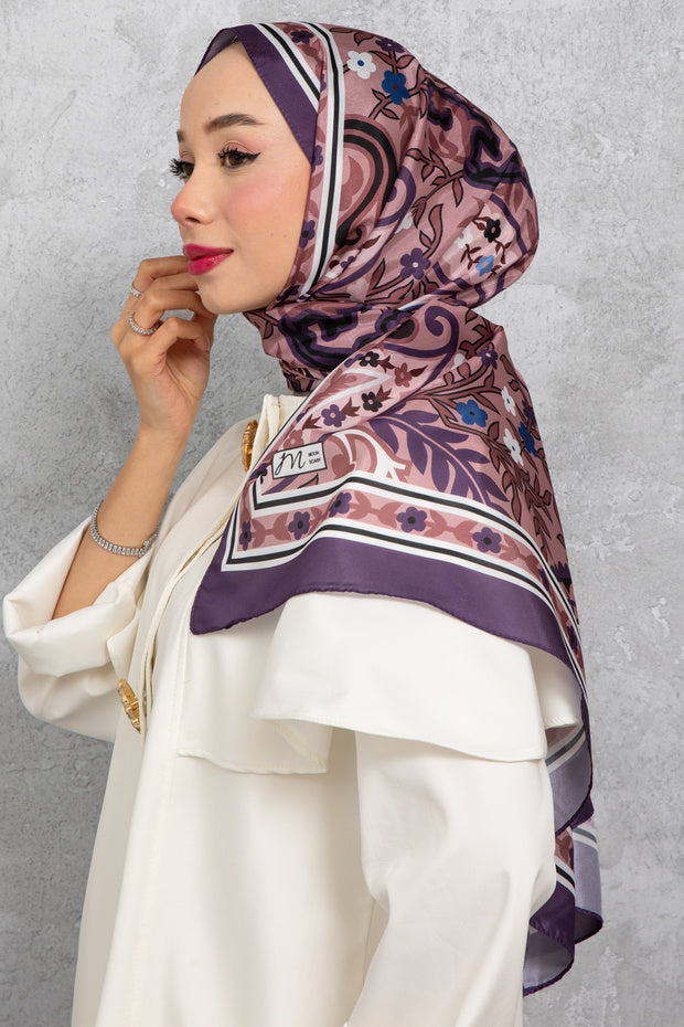Hochwertiger Seidenvoile-Schal Elegantes Design