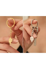 Fire and Water Character Keychains - 2 Piece Couple Set