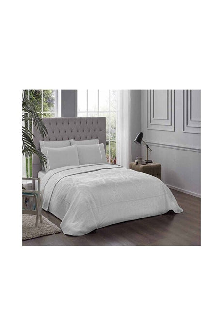Parker Jacquard Double Pique Set - Grey, 4-Piece