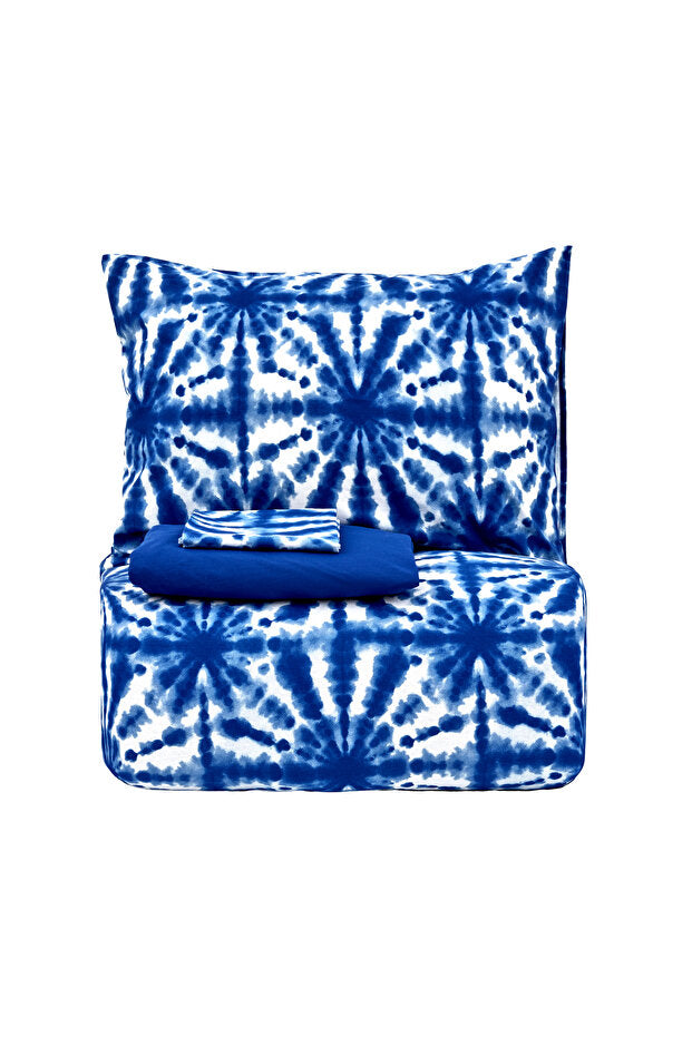 Sanchez Single 100% Cotton Tie-Dye Duvet Cover Set