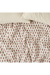 Jane Cotton Printed Quilted Blanket - 200x220 cm