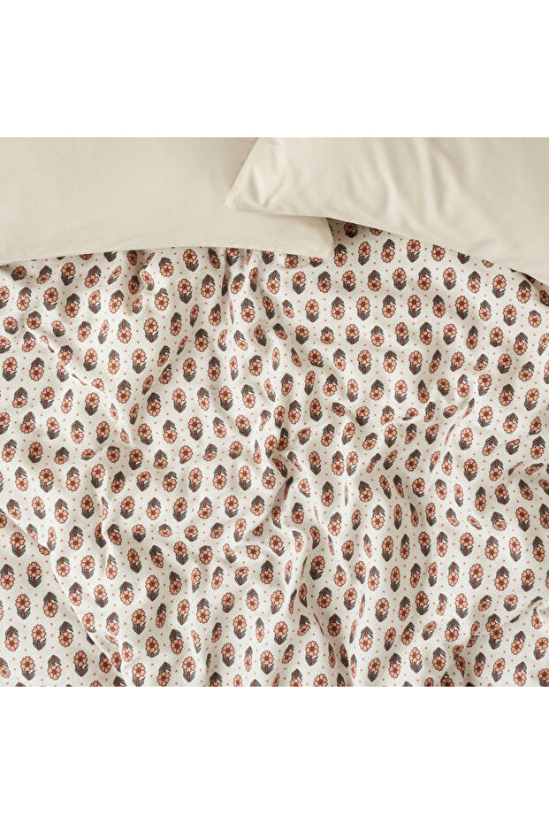 Jane Cotton Printed Quilted Blanket - 200x220 cm