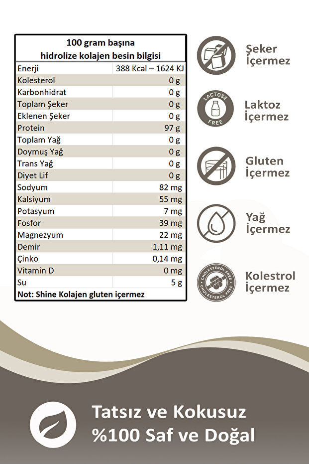 Doppel-hydrolysiertes Kollagenpulver - 1000g (2x500g) Set