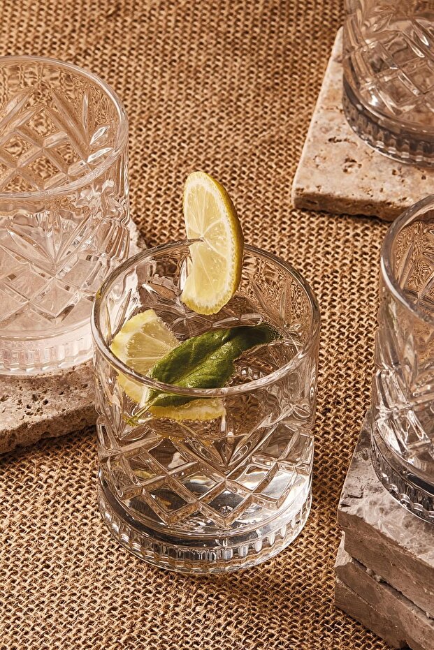 Melony Series 220ml Short Water Glasses - Set of 4