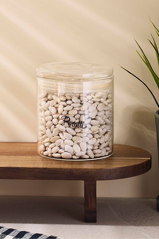 500ml Borosilicate Glass Storage Jar - Ideal for Pantry