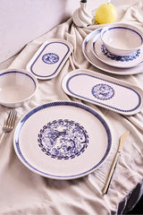 French Vintage 8 Piece Dinner Set for 2 People