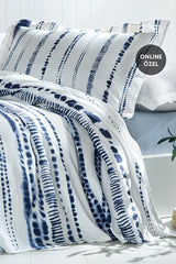 Darby Double Pique Set - Modern Blue Stripes, 4-Piece