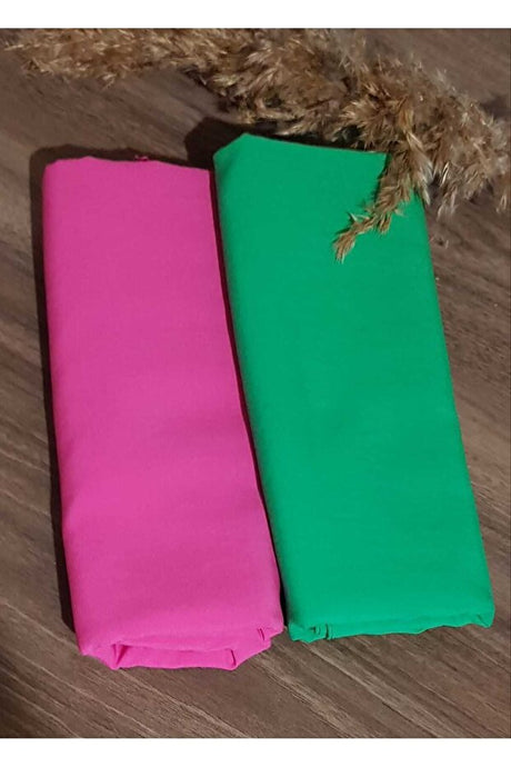 Women's Cotton Jazz Shawl Set - 2-Pack Green & Pink