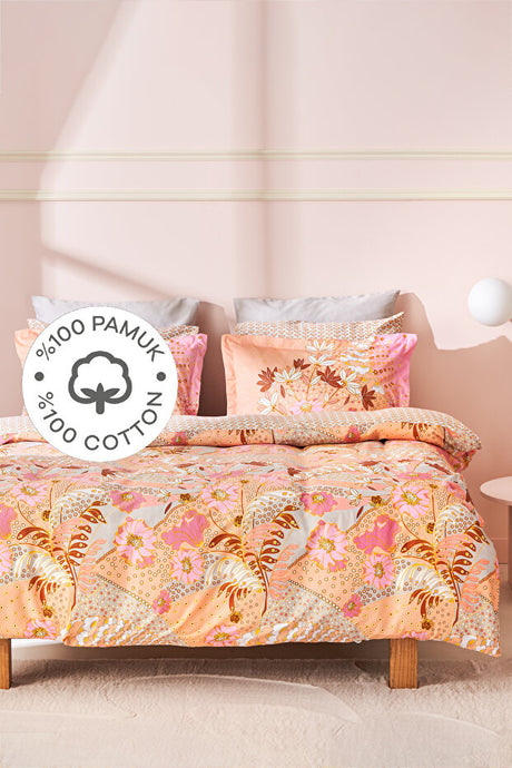 Denis 100% Cotton Sateen Duvet Set - Single (200x220cm)