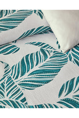 Leafy Wonder Single Size Green Pike Bedspread