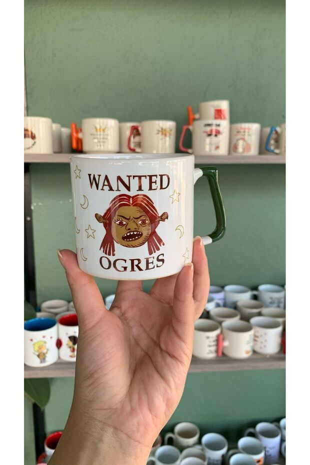 Shrek & Fiona Design Couple Mug Set - 200ml x 2