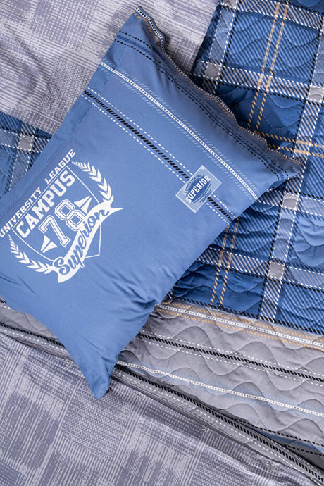 Ranforce 100% Cotton Single Quilted 4-Season Bedding Set