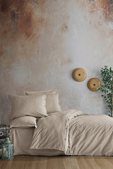 100% Cotton Double Duvet Cover Set - Buttoned, Soft & Durable