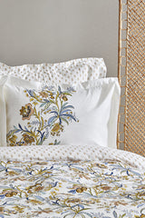 Indra 100% Cotton Single Duvet Cover Set - Floral