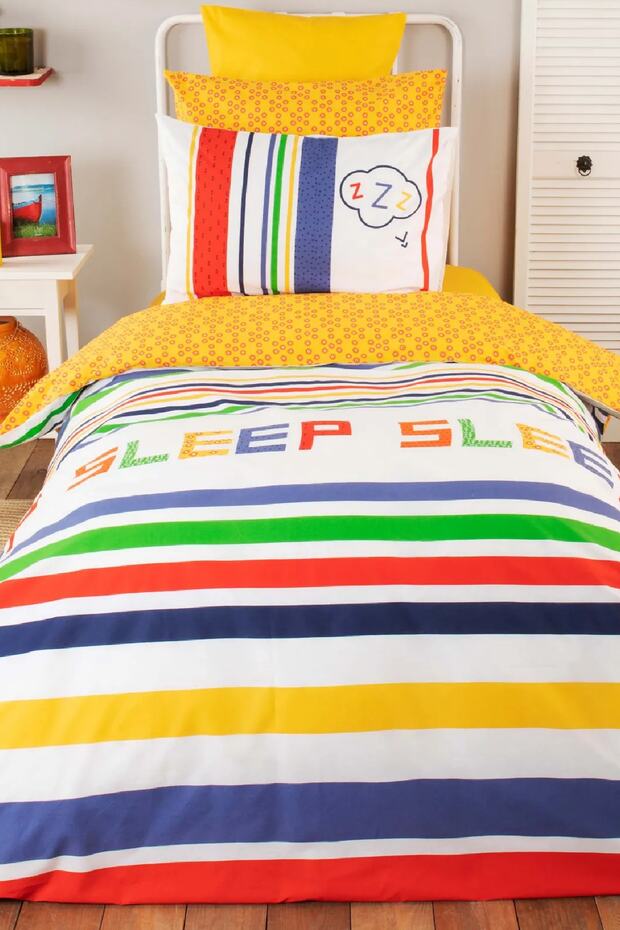Young Sleep Time Single 100% Cotton Duvet Cover Set