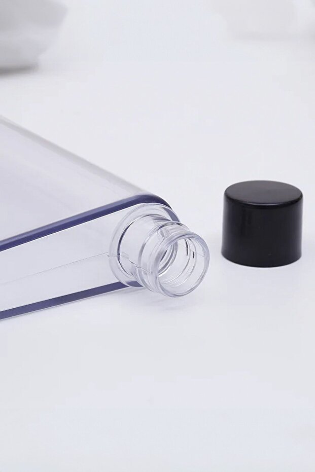 A5 Flat Memo Water Bottle - 450ml BPA-Free Tritan, Notebook Design
