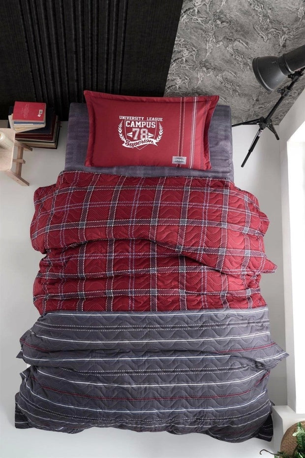 Ranforce 100% Cotton Single Size Four Seasons Campus Bedding Set
