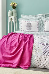 Bahiti Double Size 100% Cotton Duvet Cover Set with Pique