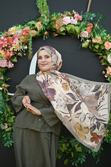 Flora Floral Shawl - Lightweight & Breathable