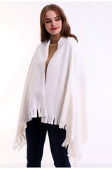 Ecru Soft Fleece Scarf Shawl x 5 Pack