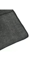 Women's Black Cotton Headscarf - Soft & Breathable