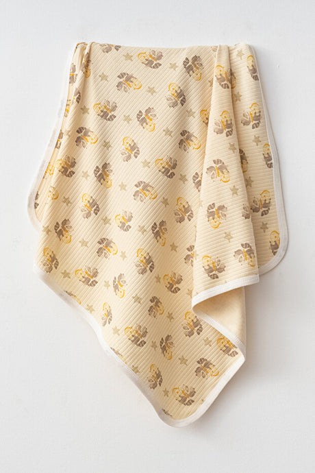 Little Raccoon Baby Cotton Blanket - 80x90 cm