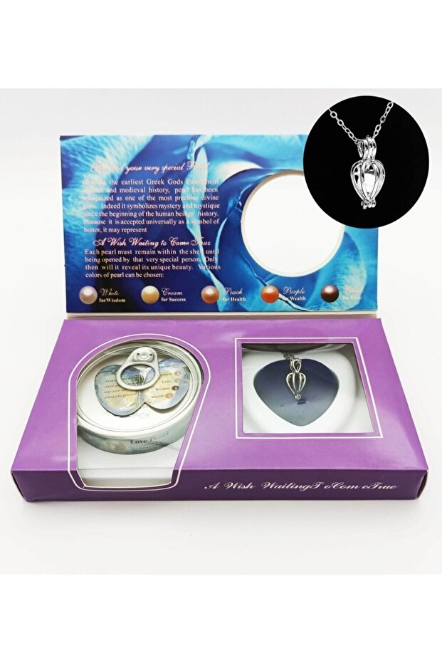 Real Pearl Necklace Gift Set - Oyster with Cultured Pearl
