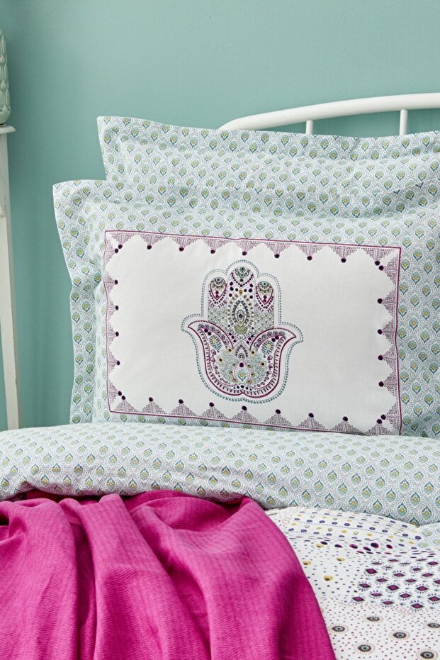 Bahiti Double Size 100% Cotton Duvet Cover Set with Pique