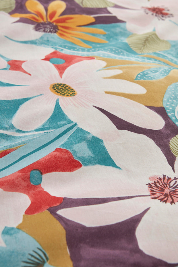 Lumire 100% Cotton Double Duvet Cover Set - Multicolor