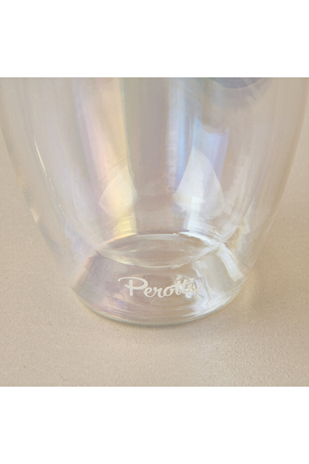 Iridescent Double Walled Borosilicate Glass - 350ml
