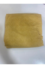 Double Plaid Mustard Duvet Cover Set - 4 Pieces
