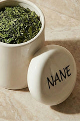 Porcelain Round Spice Jar Set with Lids - 3 Pieces