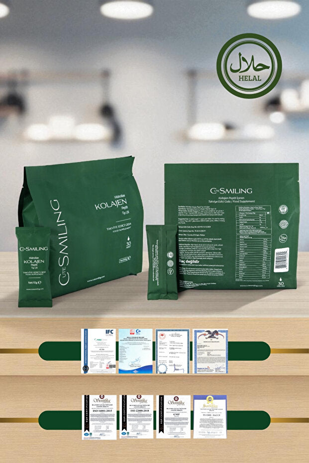 Hydrolyzierte Kollagenpeptide - 30x10g Beutel für schnelle Absorption