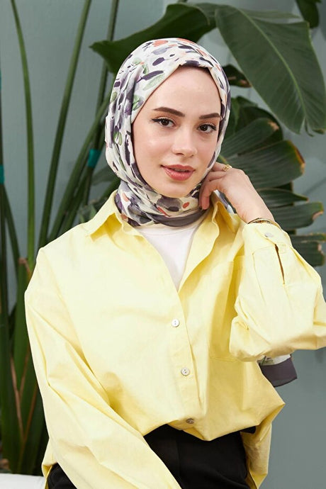 Botanic Series Soft Cotton Viscose Shawl